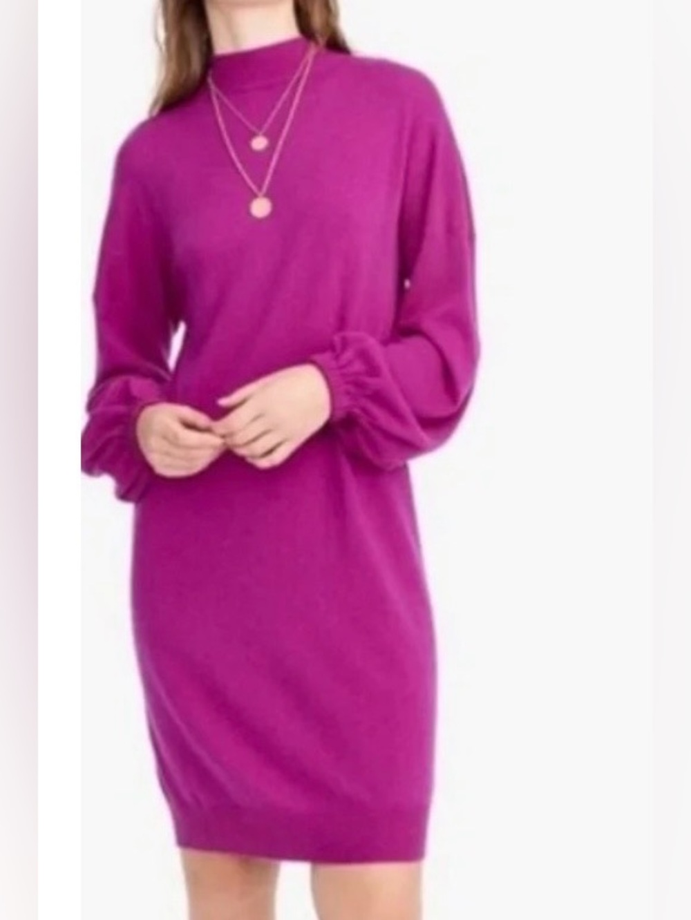 Universal Standard for JCrew Fuchsia Sweater Dress
